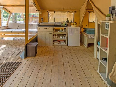 TENTE TOILE ET BOIS 5 personnes - Lodgetent Summer
