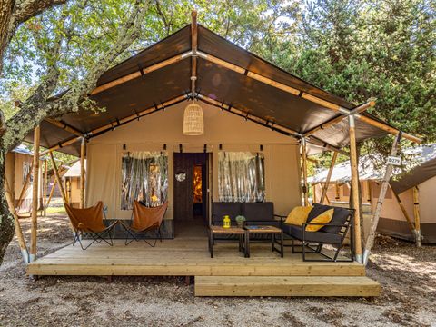TENTE TOILE ET BOIS 4 personnes - Safari tent Lodge