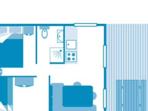 LODGE 4 personnes - Lodge 4p 2ch ***