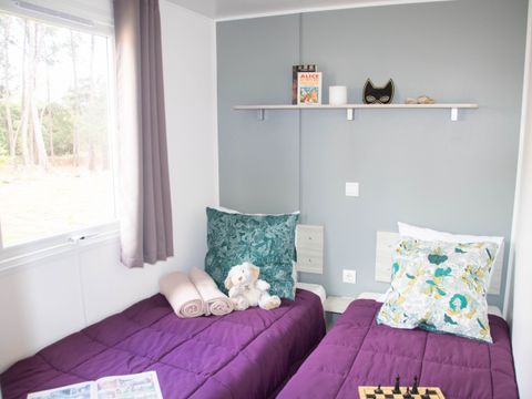 MOBILHOME 4 personnes - Confort - 29m² - 2 chambres - terrasse semi couverte