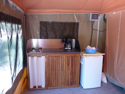 BUNGALOW TOILÉ 4 personnes - Bungalow toilé - 16m² - 2 chambres - sans sanitaires