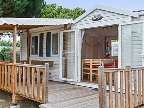 MOBILHOME 6 personnes - Classic | 2 Ch. | 4/6 Pers. | Terrasse surélevée | Clim.