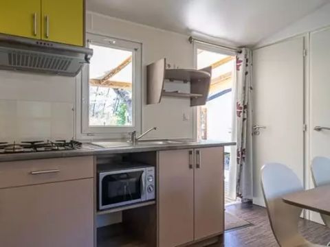 Mobilhome 6 personnes - Mobil-home | Classic | 2 Ch. | 4/6 Pers. | Terrasse surélevée | Clim.