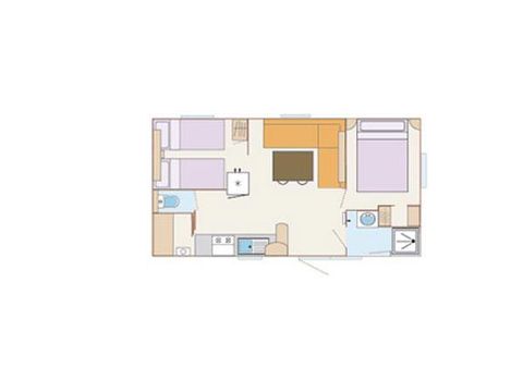 MOBILHOME 6 personnes - Winsurf 4/6 pers avec climatisation