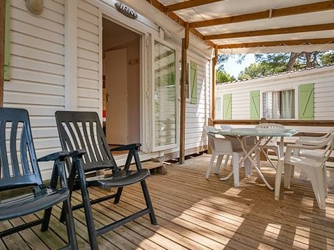 MOBILHOME 6 personnes - Classic XL | 2 Ch. | 4/6 Pers. | Terrasse Couverte