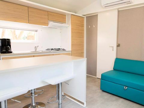 MOBILHOME 6 personnes - 3 Pièces 6 Personnes Climatisé + TV  (4 adultes + 2 enfants de - de 12 ans max)