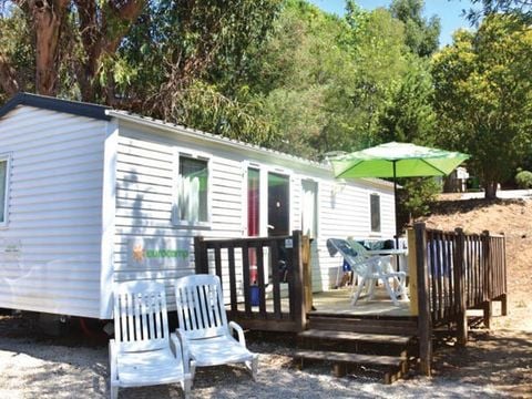 MOBILHOME 6 personnes -  Classic | 3 Ch. | 6 Pers. | Terrasse surélevée non couverte | 1 SDB | Clim.
