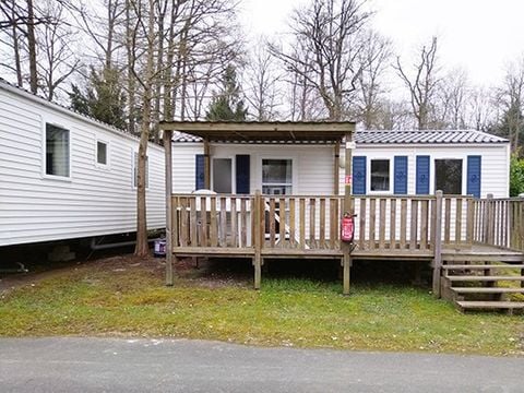 MOBILHOME 6 personnes - Comfort | 3 Ch. | 6 Pers. | Terrasse surélevée non couverte | Clim