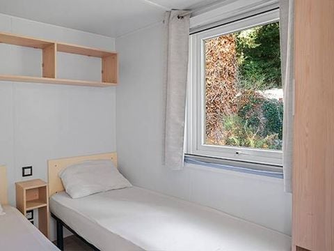 MOBILHOME 6 personnes - Mobil-home | Premium | 3 Ch. | 6 Pers. | Terrasse surélevée non couverte | 1 SDB | Clim.