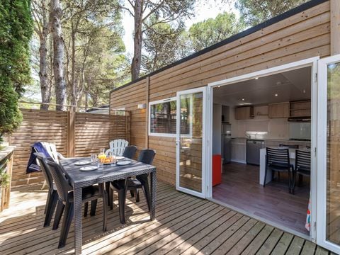 MOBILHOME 6 personnes - Premium | 3 Ch. | 6 Pers. | Terrasse | Clim.