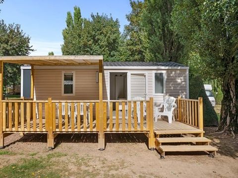 MOBILHOME 4 personnes - Comfort XL | 2 Ch. | 4 Pers. | Terrasse surélevée | 2 SDB | Clim.