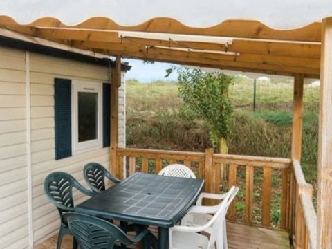 MOBILHOME 6 personnes - Comfort | 3 Ch. | 6 Pers. | Terrasse surélevée | Clim.