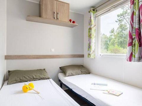 MOBILHOME 4 personnes - Comfort | 2 Ch. | 4 Pers. | Terrasse surélévée non couverte | Clim.