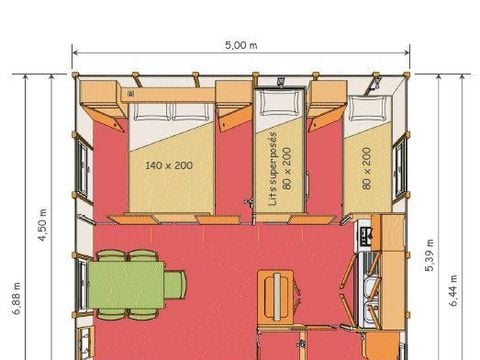 CHALET 5 personnes - Chalet Standart - Samedi - Courts séjours