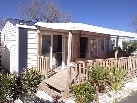 MOBILHOME 6 personnes - Comfort | 3 Ch. | 6 Pers. | Terrasse surélevée | Clim.