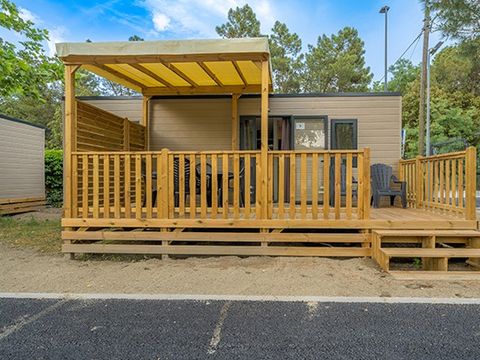 MOBILHOME 4 personnes - Comfort | 2 Ch. | 4 Pers. | Terrasse surélevée | Clim