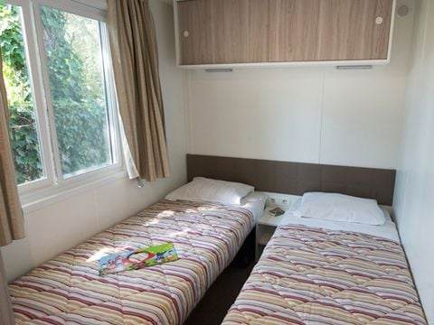 MOBILHOME 6 personnes - Comfort | 3 Ch. | 6 Pers. | Terrasse surélevée | 2 SDB | Clim