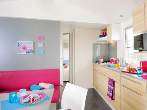 MOBILHOME 4 personnes - Mobil-home Standard 27.5m² (2 chambres) + terrasse semi-couverte 4 pers