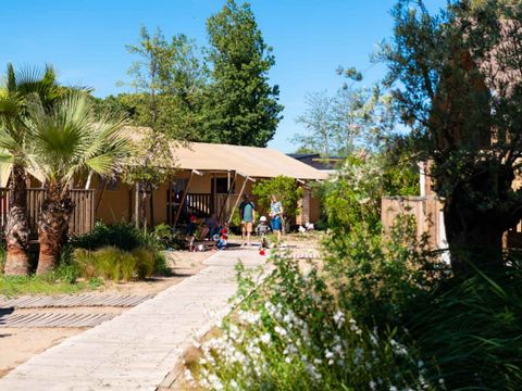 TENTE TOILE ET BOIS 6 personnes - LODGE ETANG 2CH