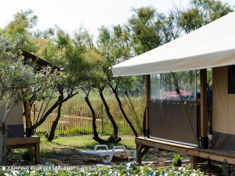 TENTE TOILE ET BOIS 5 personnes - LODGE ETANG