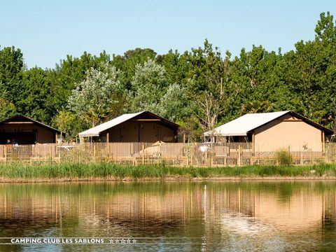 TENTE TOILE ET BOIS 5 personnes - LODGE ETANG
