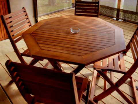 Tente en toile et en bois 5 personnes - CONFORT 2ch 5P sans sanitaires