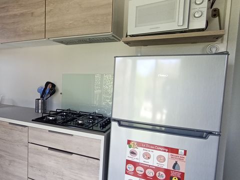 MOBILHOME 2 personnes - Studio 20m² - 1 chambre 1 lit double