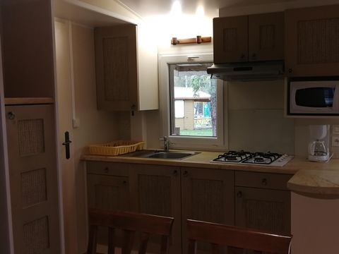 MOBILHOME 6 personnes - Mobilhome TRIO - 3 chambres, 45,5m² terrasse comprise 1/6 pers