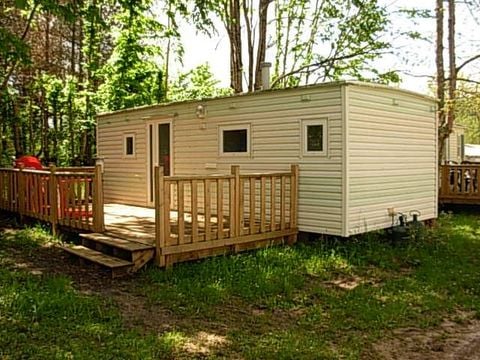 MOBILHOME 4 personnes - Mobil-home ECO - 2 chambres - 34m² terrasse comprise 1/4 pers