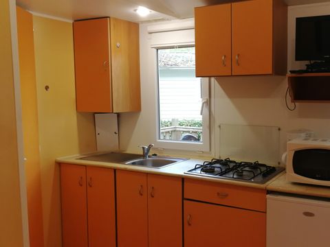 MOBILHOME 6 personnes - Mobilhome PRIVILEGE - 2 chambres - 40m² terrasse comprise 1/6 pers