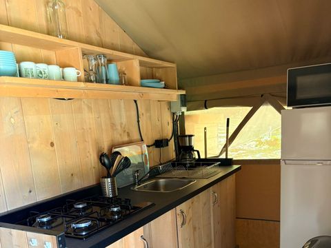 TENTE 4 personnes - Tente lodge 25m²