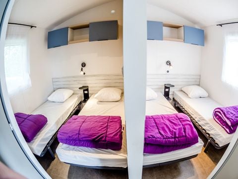 MOBILHOME 6 personnes - Limousin Confort 36m² (3 ch -6pers) + terrasse couverte + TV + lave-vaisselle