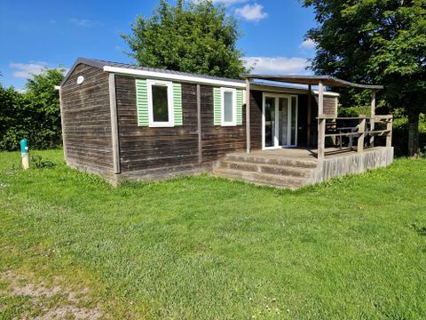 Mobilhome 8 personnes - Familial Confort 40m² Vue Lac - 4 chambres - Terrasse couverte - TV
