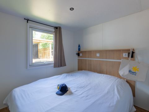 MOBILHOME 4 personnes - Homeflower Premium 29m² - 2 chambres - Terrasse - TV - Clim - Plancha
