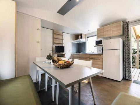 MOBILHOME 6 personnes - Mobil-home Confort 4 Pièces 6 Personnes Climatisé + TV