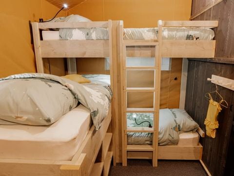 TENTE TOILE ET BOIS 5 personnes - Tente lodge - 5 personnes