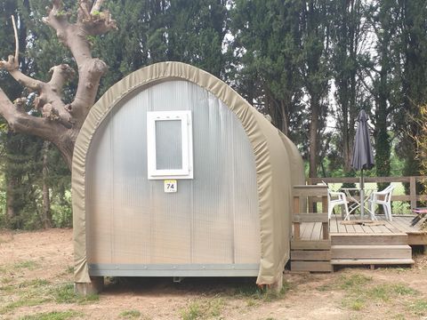 Tente en toile et en bois 4 personnes - Coco sweet 16m2