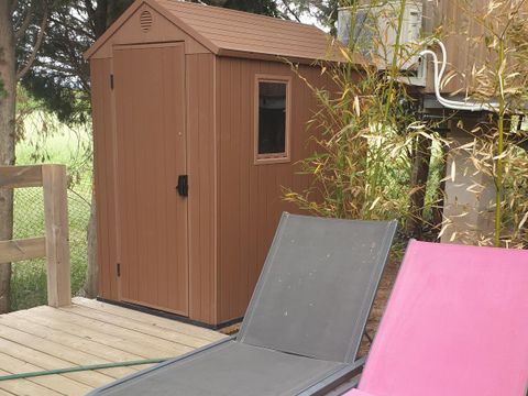 Tente en toile et en bois 4 personnes - Coco sweet 16m2