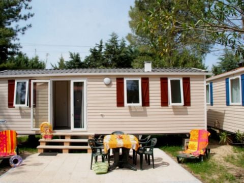 MOBILHOME 6 personnes - Cottage cosy 3 chambres 6 places (clim, Lv)