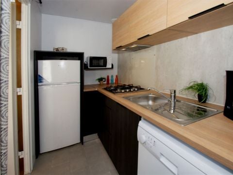 MOBILHOME 6 personnes - Cottage cosy 3 chambres 6 places (clim, Lv)