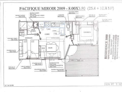 Mobilhome 4 personnes - PACIFIQUE
