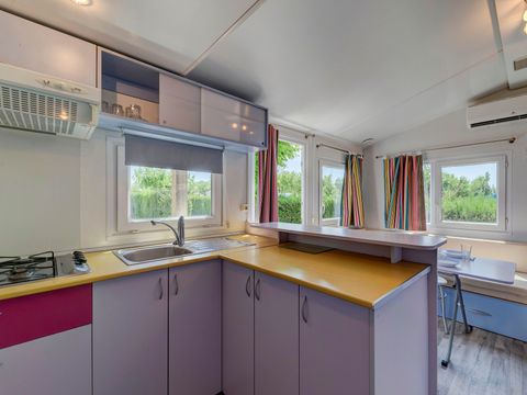 Mobilhome 6 personnes - Classic | 3 Ch. | 6 Pers. | Terrasse surélevée | Clim.