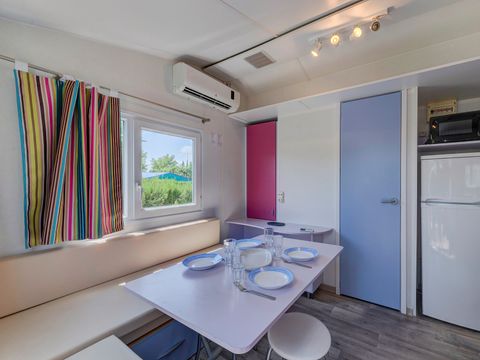 Mobilhome 6 personnes - Comfort | 2 Ch. | 4/6 Pers. | Terrasse surélevée | Clim.