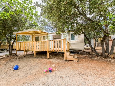 Mobilhome 6 personnes - Comfort XL | 3 Ch. | 6 Pers. | Terrasse surélevée | Clim.