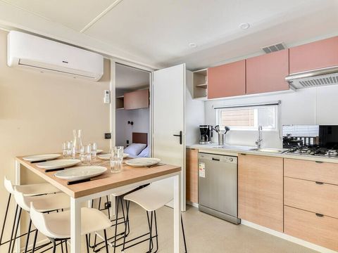 Mobilhome 6 personnes - Mobil-home | Premium | 3 Ch. | 6 Pers. | Terrasse Lounge | Clim. | TV