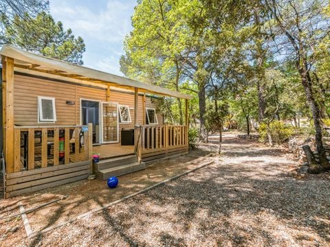 MOBILHOME 6 personnes - Mobil-home | Premium Exclusive | 3 Ch. | 6 Pers. | Terrasse Lounge | Clim. | TV