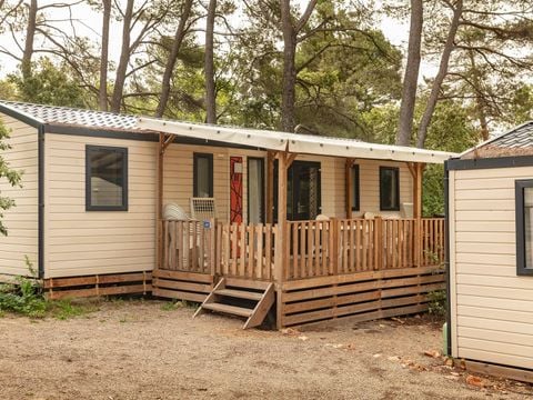 MOBILHOME 8 personnes - Mobil-home | Premium | 4 Ch. | 8 Pers. | Terrasse Lounge | 2 SDB | Clim. | TV