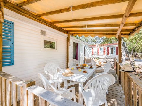 Mobilhome 6 personnes - Mobil-home | Comfort | 2 Ch. | 4/6 Pers. | Terrasse surélevée | Clim.