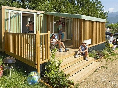 LODGE 5 personnes - Lodge | 2 Ch. | 4/5 Pers. | Terrasse surélevée | Clim.  