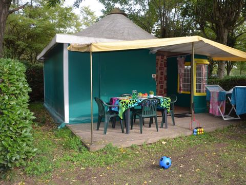 BUNGALOW TOILÉ 4 personnes - Tentes Toilées Standard 25m² 2 chambres sans sanitaire 4 pers